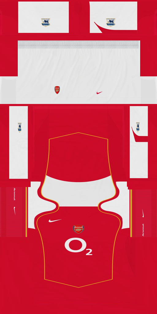 Arsenal FC 2004-05 Home KIT.png