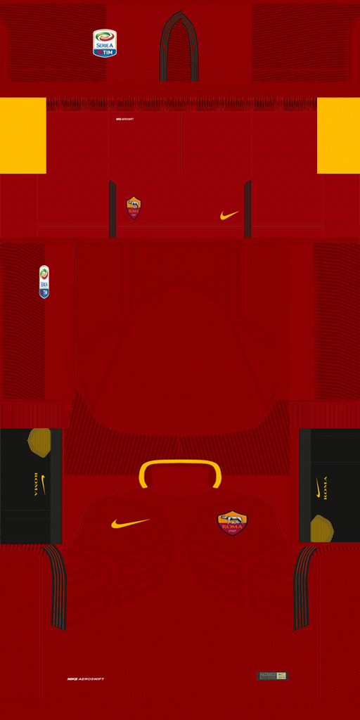 AS ROMA 2017-18 HOME KIT .png