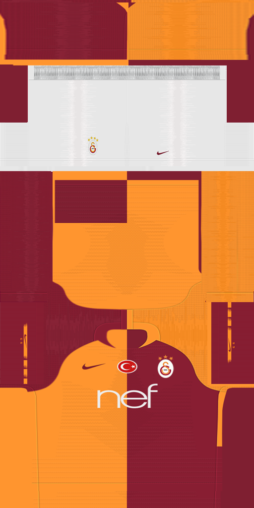 Galatasaray SK 2018-19 Home Kit HD.png