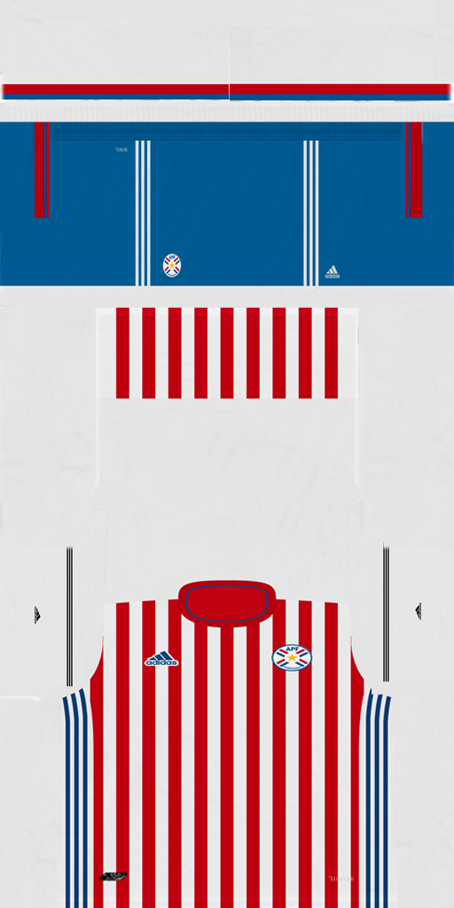 Paraguay 2018 WORLD CUP HOME KIT.png