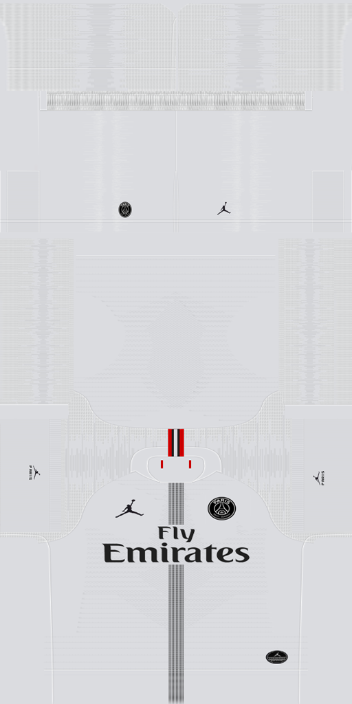 Paris Saint-Germain {Jordan} 2018-19 White Kit (HD).png