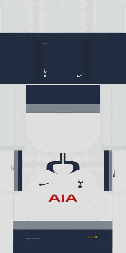 Tottenham Hotspur 2018-19 Home Kit HD.png